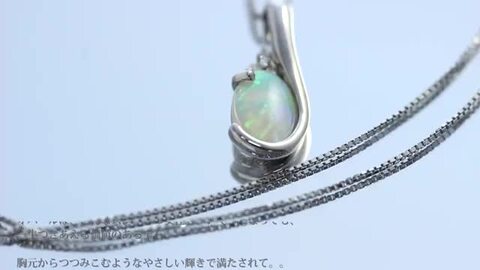 楽天市場】【在庫あり】オパール ネックレス ペンダント