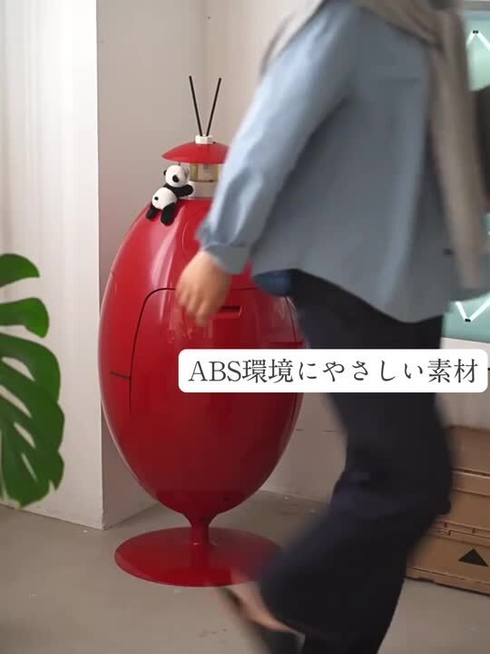 楽天市場】恐竜卵型 ゴミ箱 分別 360度回転 3段 室内ゴミ箱