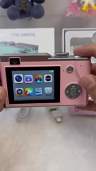 【新品未使用】デジカメ　デジタルカメラ　ピンク　レトロ　可愛い　小学生 楽天市場】デジタルカメラ デジカメ 子供用 カメラ 4800万画素