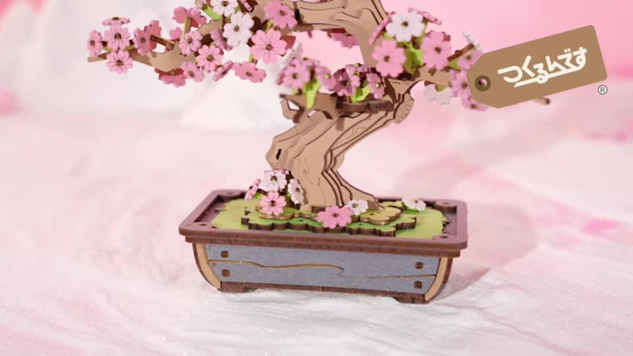 楽天市場】枯れない盆栽！【公式】つくるんです「桜 盆栽」TG415