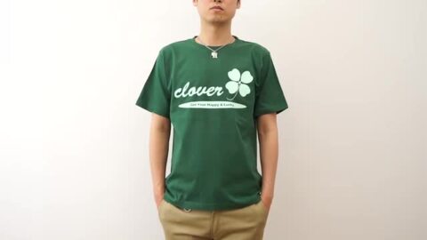 楽天市場】『CLOVER』 クローバー メッセージ プリント 半袖 Tシャツ 