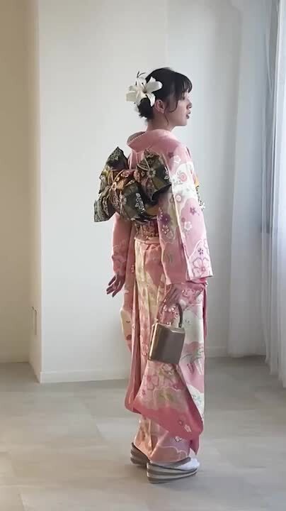 振袖 完全フルセット 25点 成人式 結婚式 前撮り 白 ホワイト ピンク