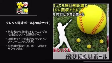 楽天市場】【楽天1位】 ウレタン野球ボール ボール 野球 20球セット 