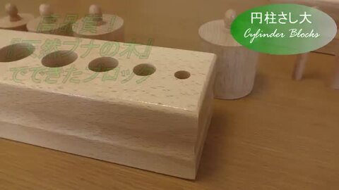 楽天市場】モンテッソーリ 円柱さし ♪大♪ Montessori