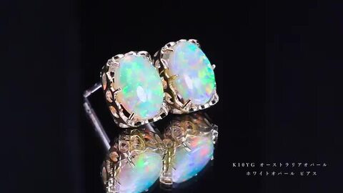 専用JD231☆高級 オパール1ct ダイヤ K18 ピアス