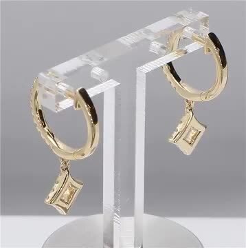 楽天市場】フープピアス ダイヤモンド ピアス レディース
