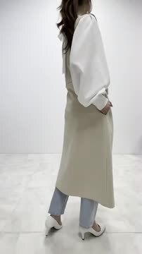 2/19 Ｆとろみ、ビジュー、ジャンスカ みたろう トレンチディティールジャンスカ | JILL by JILL STUART（ジル