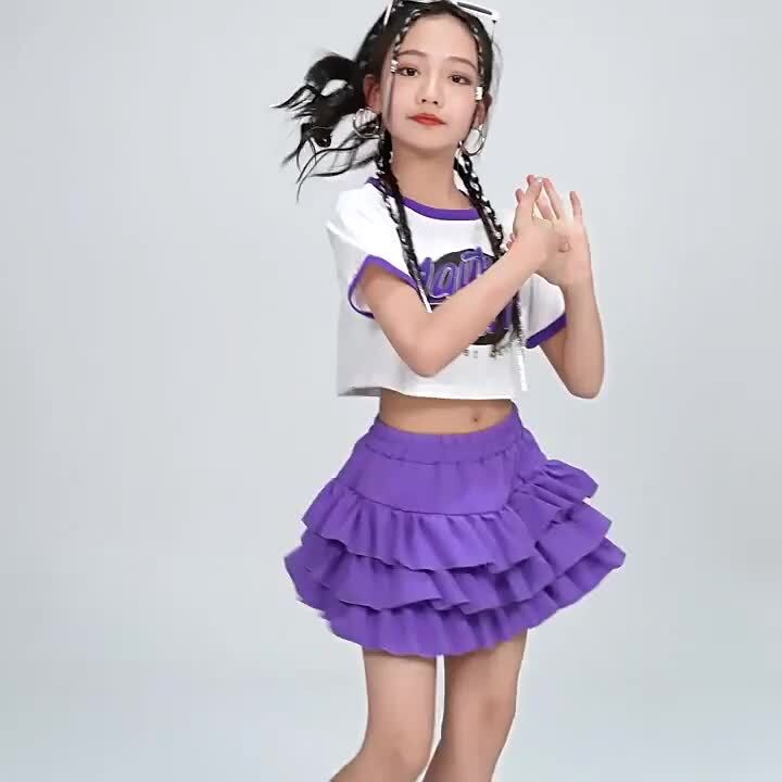 ダンス　トップス　薄紫色フリルトップス 楽天市場】ダンス衣装 トップス 紫の通販