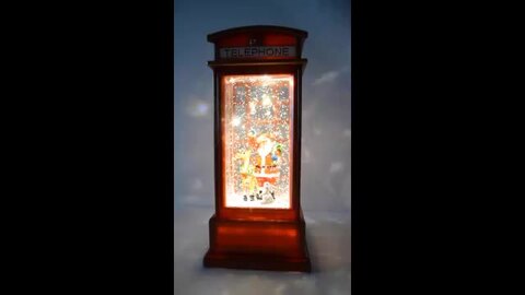 楽天市場】電話ボックス型 サンタクロースとトナカイ クリスマス