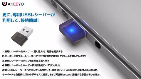 楽天市場】NIZ 静電容量無接点方式 パソコン用 キーボード AKEEYO