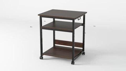 楽天市場】サイドワゴン プリンター台 キャスター付き 机下 高さ