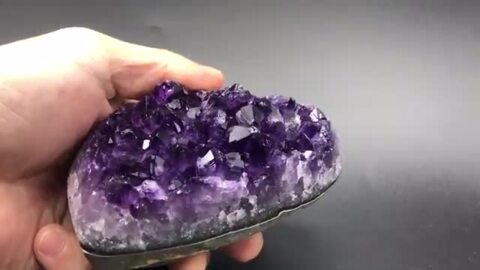 楽天市場】アメジスト カペラ ジオード ドーム 原石 481g 最高品質 紫