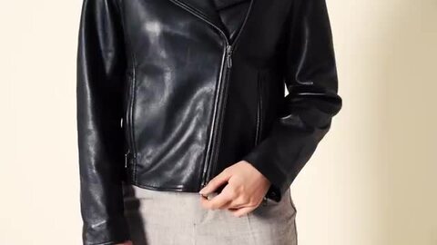楽天市場】LIUGOO 本革 ダブルライダースジャケット レディース