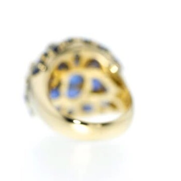 楽天市場】サファイア リング 13.42ct(Total) --オーバル