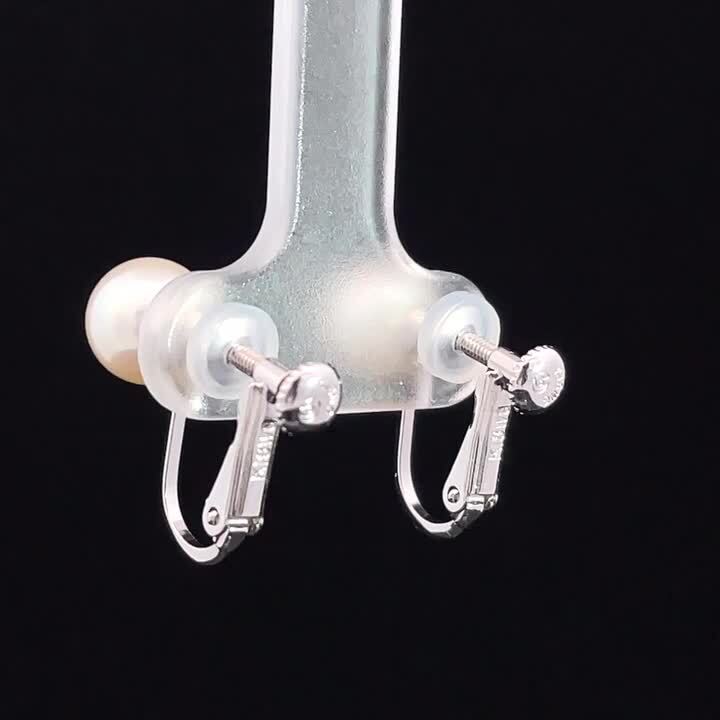 楽天市場】タサキ 田崎真珠 アコヤ真珠 イヤリング K18ホワイト  