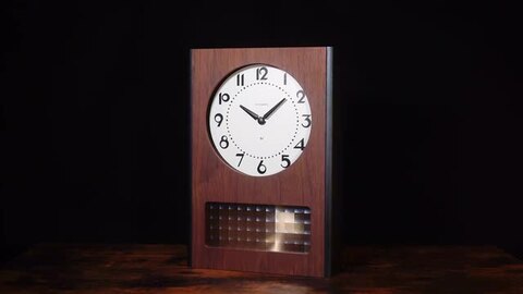 ✨ジャンク品✨Chambreの振り子時計　BC PENDULUM CLOCK CHAMBRE BC PENDULUM CLOCK WALNUT 日本製 振り子時計 昭和レト