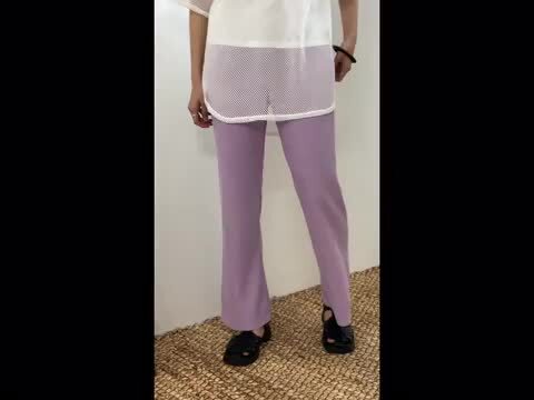 楽天市場】【OUTLET SALE】パンツ《ワッフルカラーフレアパンツ