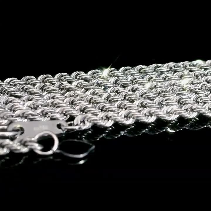 2.2mm 60cm K18 wg ロープネックレス フリーアジャスター