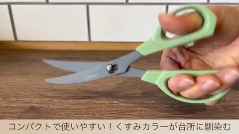 緑色のキッチンはさみ 楽天市場】【ふるさと納税】キッチンハサミ CURVEST グリーン