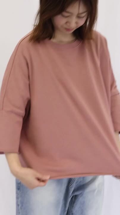 楽天市場】ichi tシャツ レディース カットソー 7分袖 ゆったり
