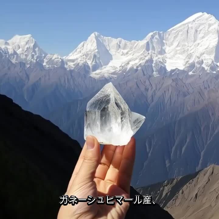 究極品質　光を纏いし神の聖石　幻のオールドガネッシュヒマール手磨き　白金龍神水晶 最高品質ガネーシュヒマール水晶 ガネーシュ（ガネッシュ