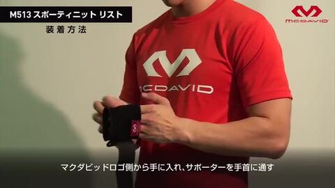 McDavid マクダビッド M513 手首用サポーター スポーティニット リスト ソフトサポート パワーステップウェブショップ