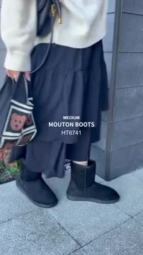 M me eme 2wayベロアムートンブーツ ROVERETO/【マルチウェイ】厚底 エコムートン ブーツ /ショート