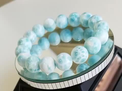 楽天市場】ラリマー ブレスレット 4A´ 約12mm【パワーストーン 楽天市場】ラリマー ブレスレット 4A´ 約12mm【パワーストーン