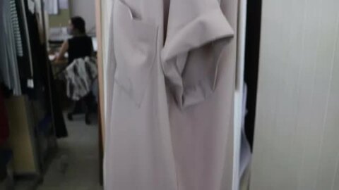 楽天市場】ジョーゼット両ポケスキッパーワンピース 【メール便