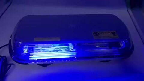 楽天市場】回転灯 LED 青 パトランプ 大型 45cm 中型 スーパー
