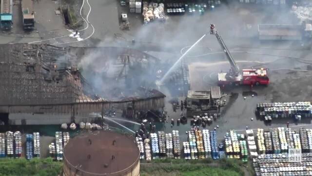 広島・福山の産廃処理施設で火災　「爆発音、黒煙」負傷情報なし