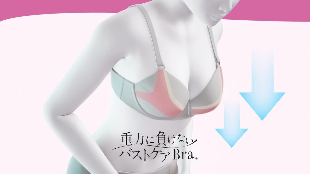 ワコール ノンワイヤー 重力に負けないバストケアBra 3／4
