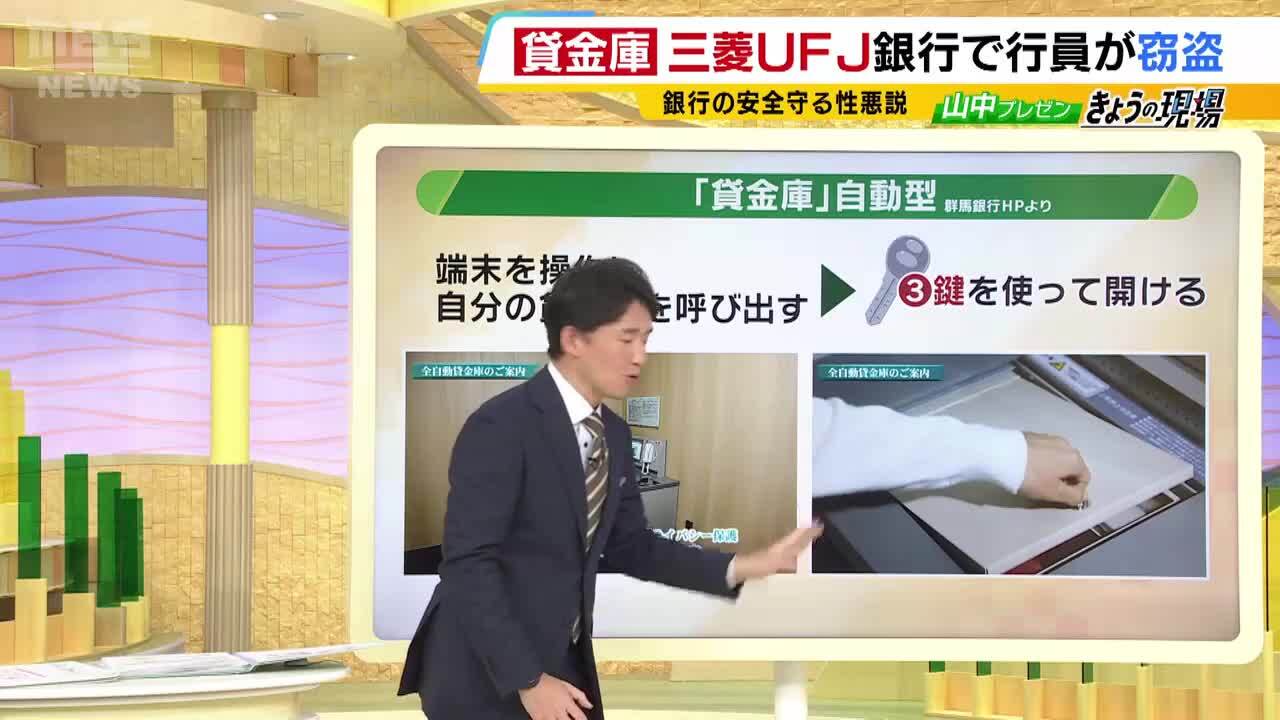 三菱UFJ銀行】女性行員なぜ見つからずに？貸金庫窃盗 「性悪説」で守ってきた銀行の安全神話揺らぐ  そもそも貸金庫ってどんなもの？様々なタイプがあった【MBSニュース解説】 | 特集 | MBSニュース