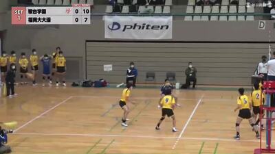 2022さくらバレー 準決勝②　駿台学園ー福岡大大濠（ハイライト）