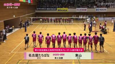 フルマッチ 男子準々決勝 名古屋たちばな―東山