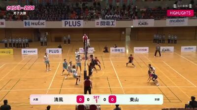 ハイライト 男子決勝 清風―東山