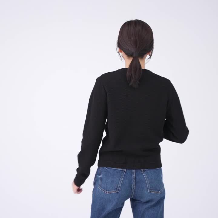 鹿の子編み ニットブルゾン 通販 - ディノス