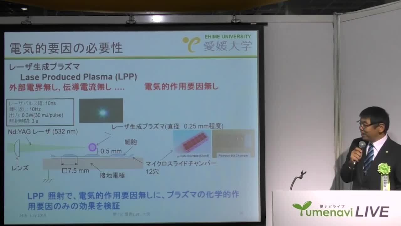 プラズマ遺伝子導入：再生・ゲノム医療実用| 愛媛大学 教授 神野 雅文