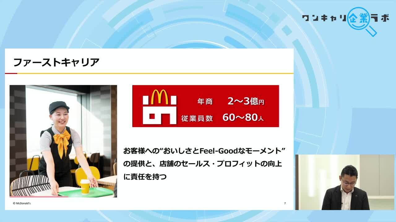 日本マクドナルド企業説明のサムネイル