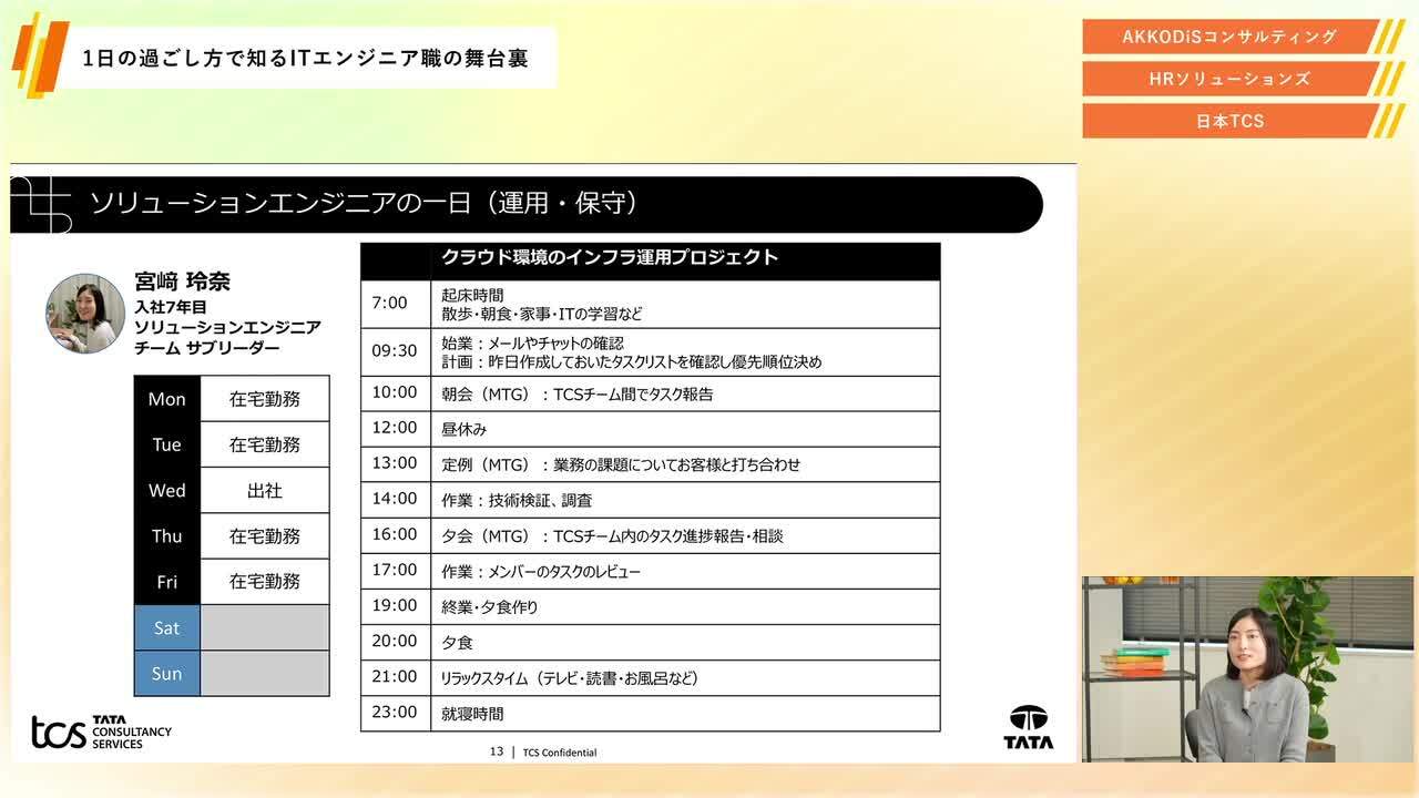 AKKODiSコンサルティング・HRソリューションズ・日本TCS | ワンキャリ職種図鑑（2024年12月配信）のサムネイル
