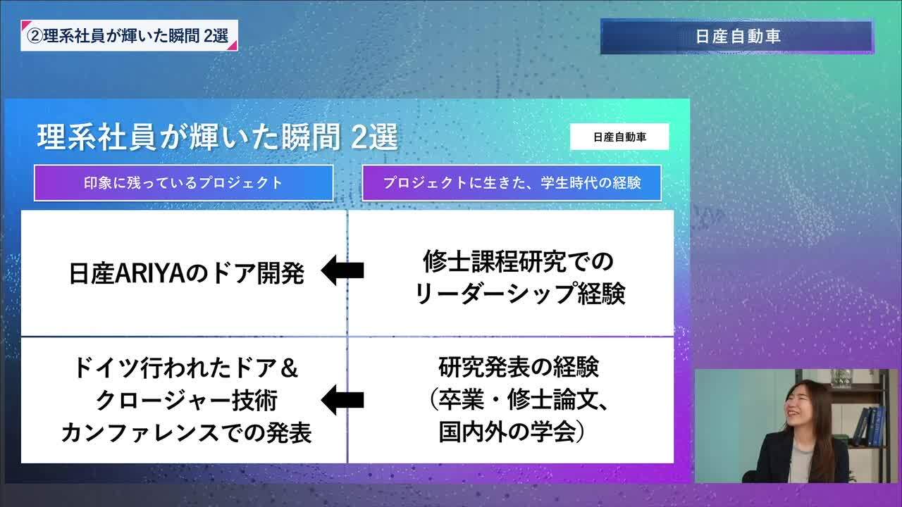 日産自動車 | 理系編ワンキャリオンライン合説（2024年6月配信）のサムネイル