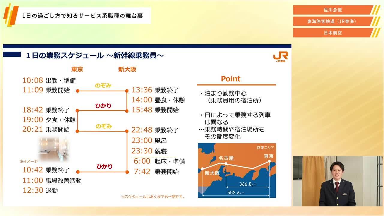 佐川急便・東海旅客鉄道（JR東海）・日本航空（JAL） | ワンキャリ職種図鑑（2024年12月配信）のサムネイル