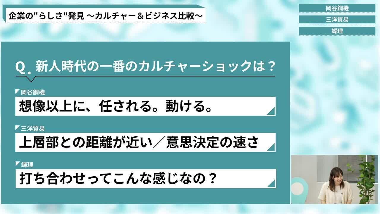 岡谷鋼機、三洋貿易、蝶理 |「動画版業界地図」商社業界編のサムネイル