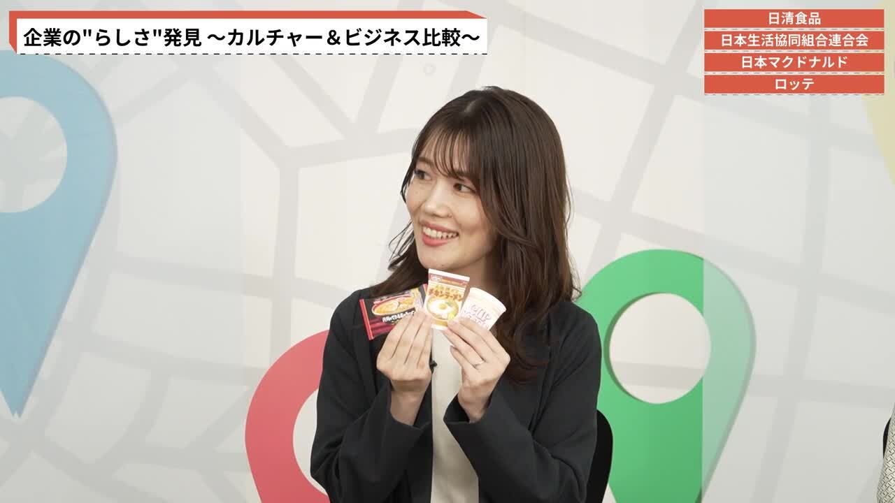 日清食品、日本生活協同組合連合会、日本マクドナルド、ロッテ｜動画版業界地図 食品・飲料業界編のサムネイル