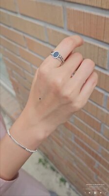 Qoo10 Hei twinkle layered 指輪 [