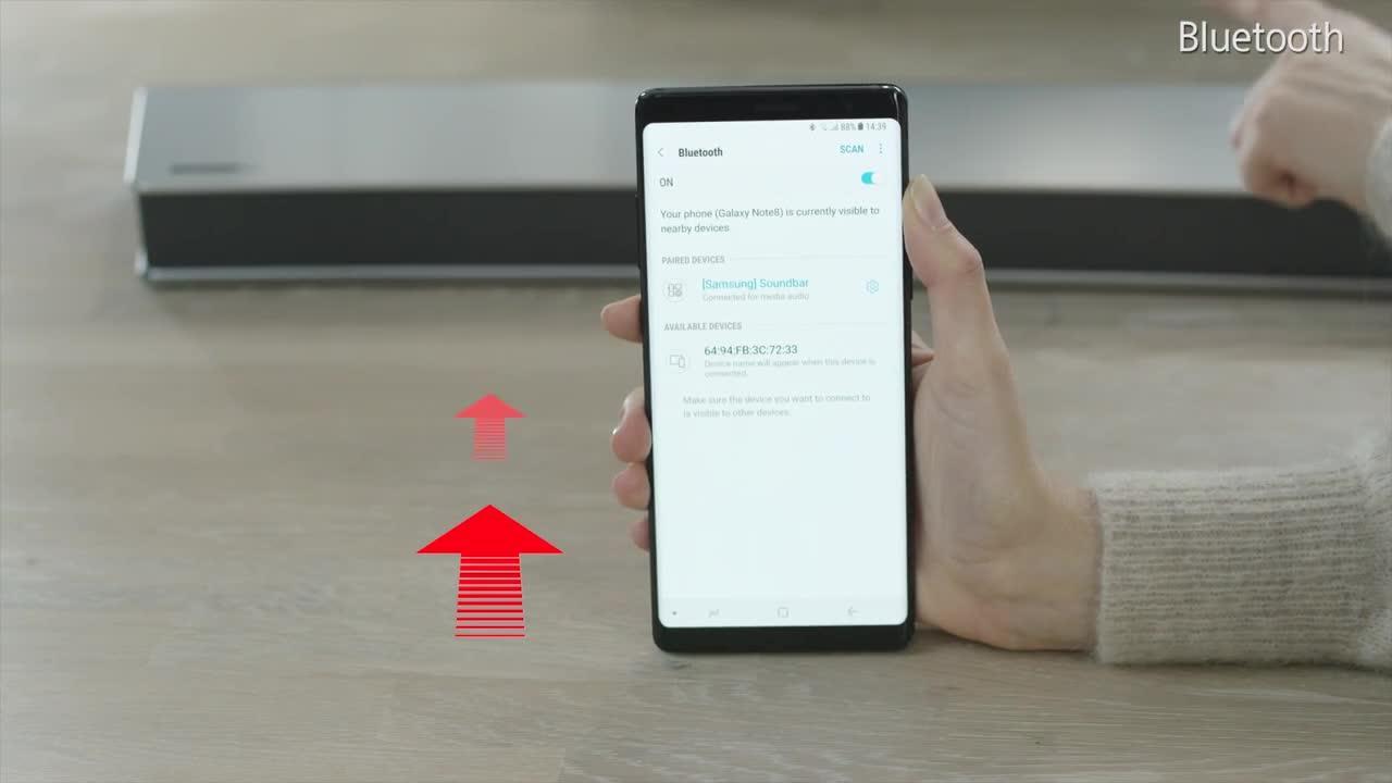 Peligro Desventaja baños How to connect Galaxy Note8 with other Bluetooth devices? | Samsung SG