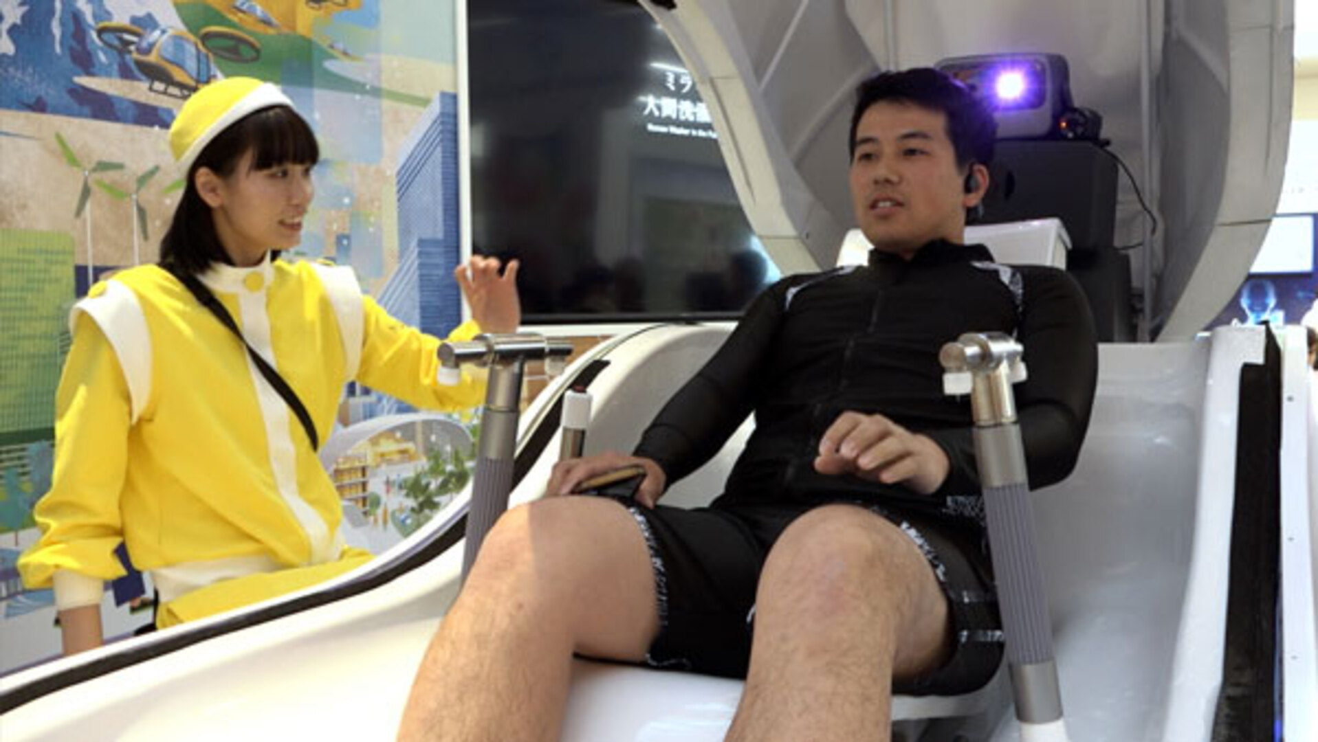 大阪万博で「人間洗濯機」を体験 体も心もサッパリ - 日本経済新聞