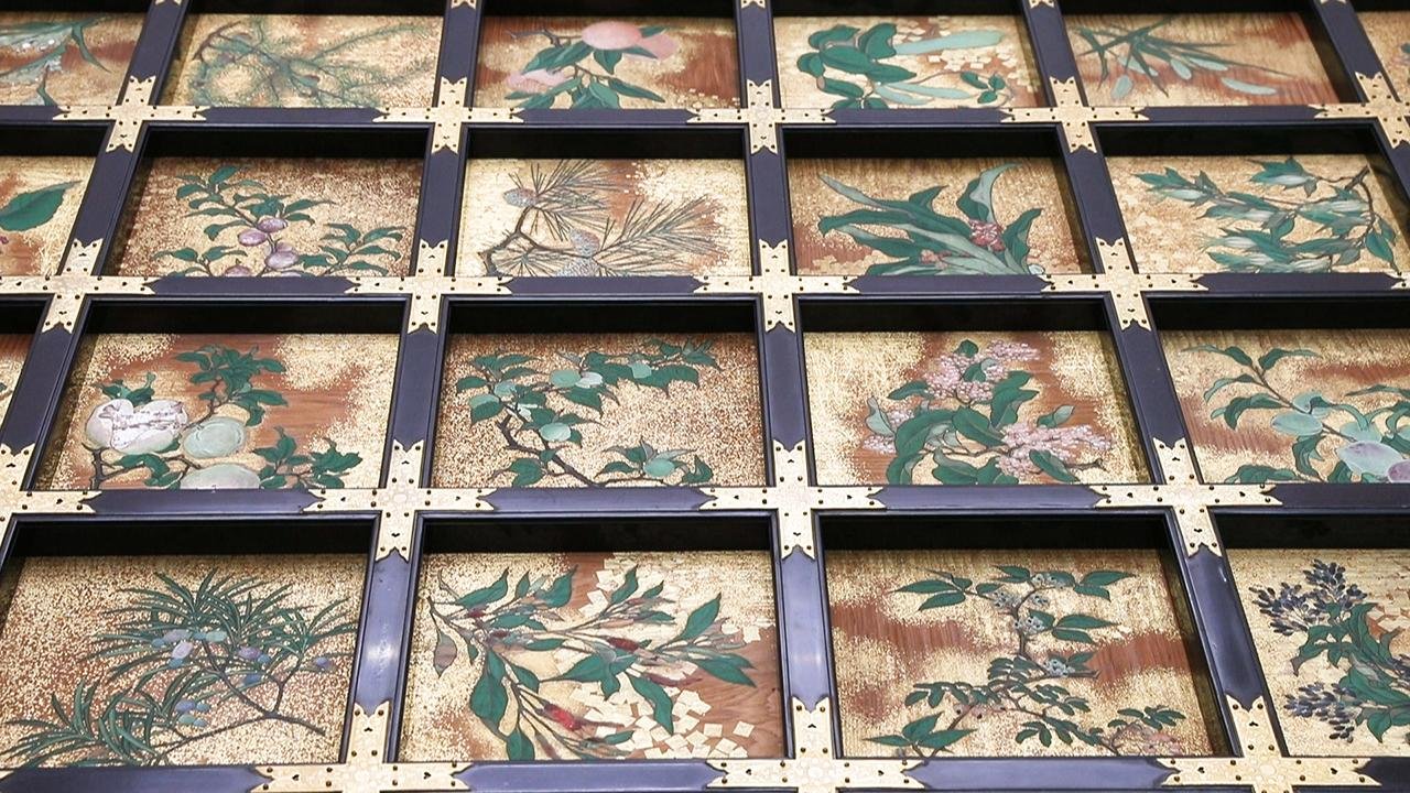 細川家の「舟屋形」天井画、修理終わる 熊本で公開へ：朝日新聞