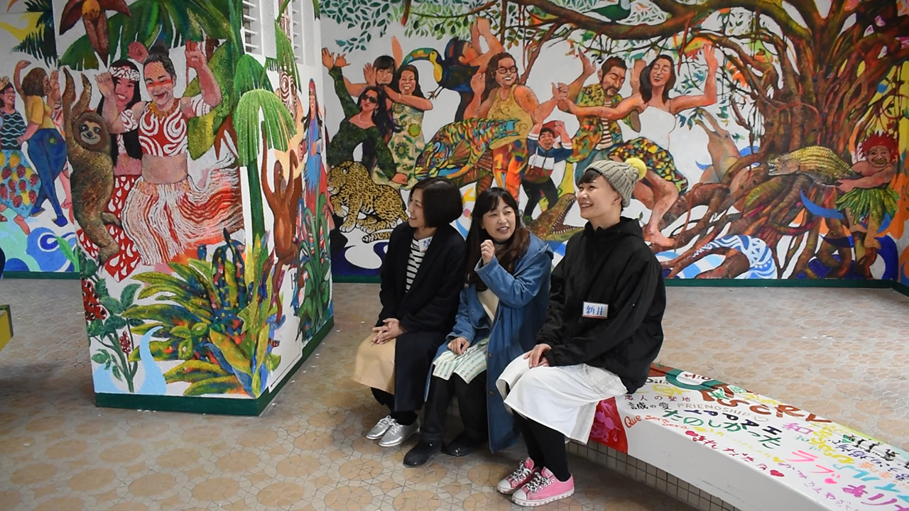 落書きの壁がアートに 外国人との共生めざすシンボル 朝日新聞デジタル