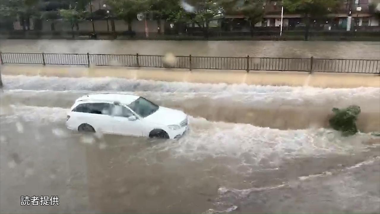 10分で一気に海水が」台風21号、想定外地域で高潮：朝日新聞